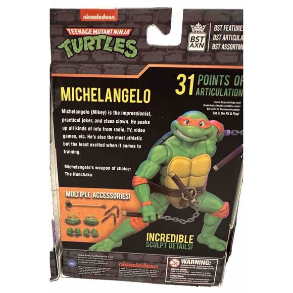 The Loyal Subjects BST AXN Series: TMNT Donatello Raphael Leonardo Michelangelo - Picture 9 of 11